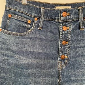 Madewell perfect vintage cropped denim